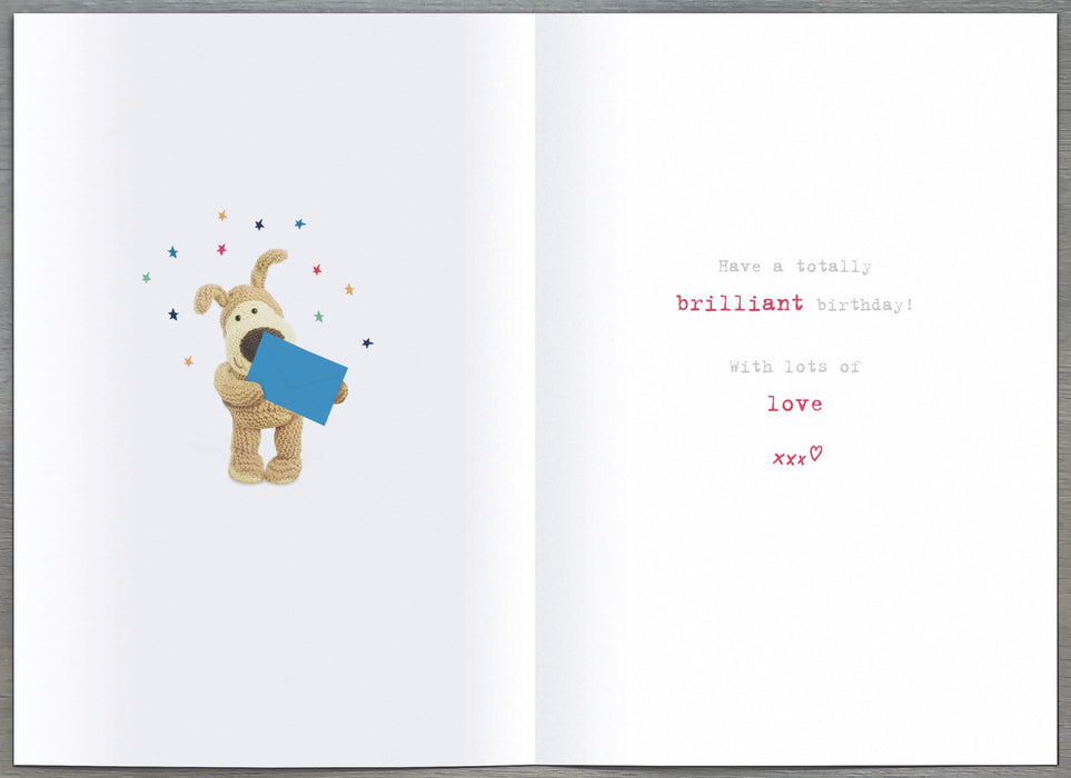 Boofle Birthday Card for Son, Cute Design