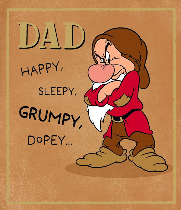 Hanson White | Birthday Card Dad | Humorous Design | With Envelope