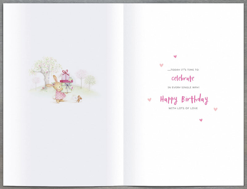 Birthday Card Granddaughter - inside