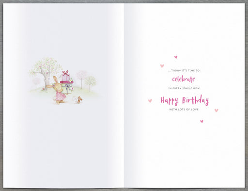 Birthday Card Granddaughter - inside