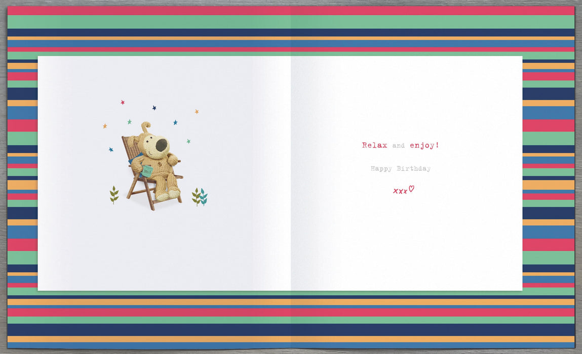 Boofle Birthday Card for Grandad, Cute Design