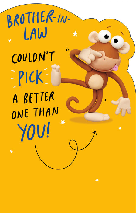 Crackers Birthday Card for Brother, Hum Design