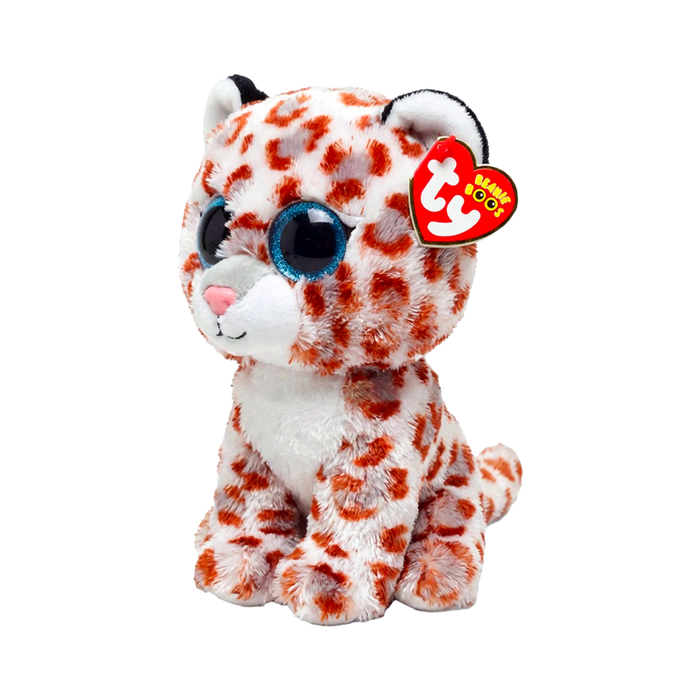Ty Beanie Boos Regular - Coco the Leopard soft toy - side