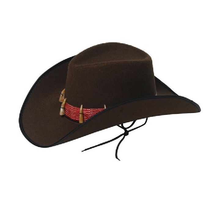 Cowboy Hat with Teeth - Crocodile Dundee Style Outback Downunder