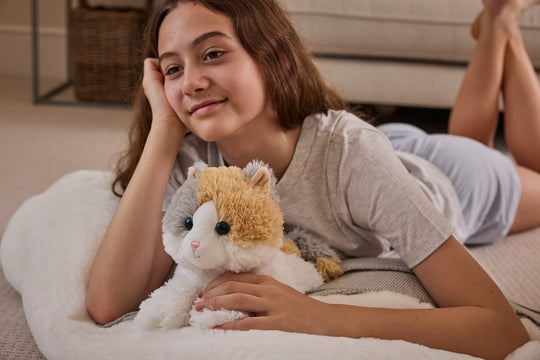 Ginger Cat by Warmies® Hug Me, Warm or Cool Plush