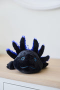 Black Axolotl by Warmies® Hug Me, Warm or Cool Plush