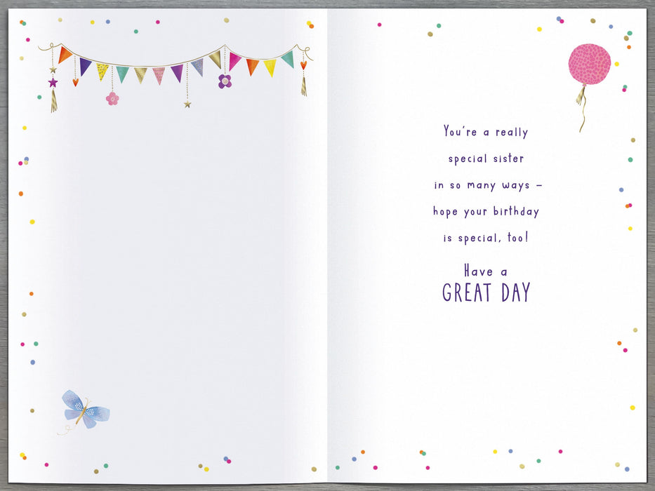 Gibson Birthday Card for Sister, Conv Design