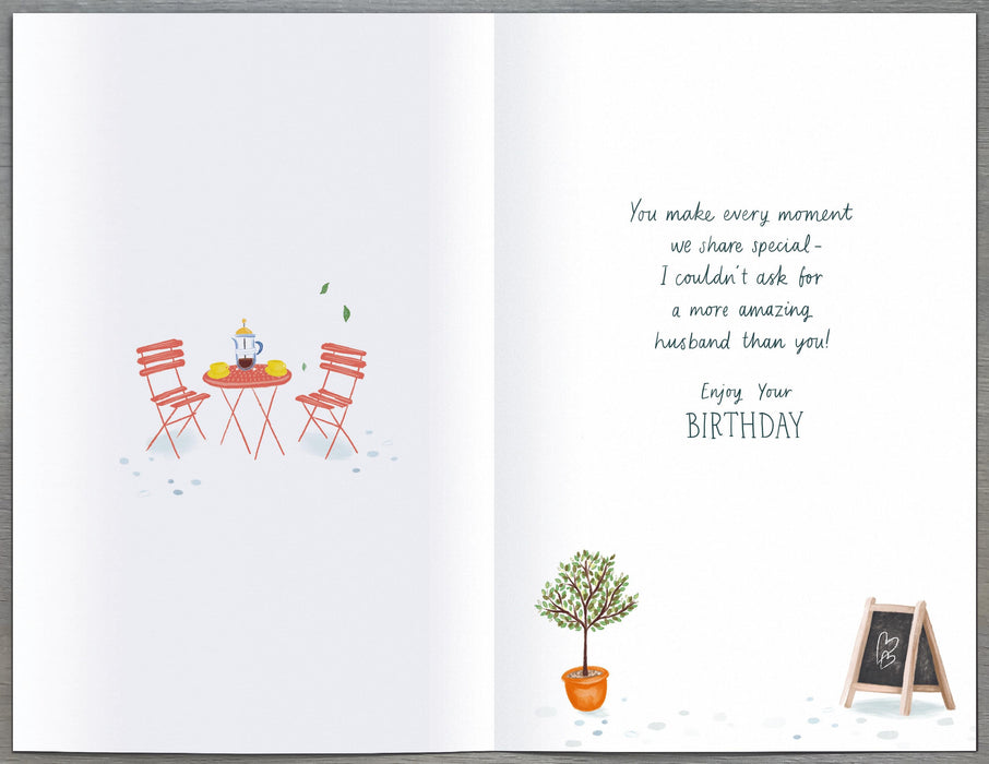 Gibson Birthday Card for Husband, Conv Design