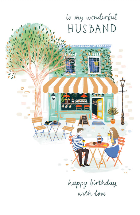 Gibson Birthday Card for Husband, Conv Design