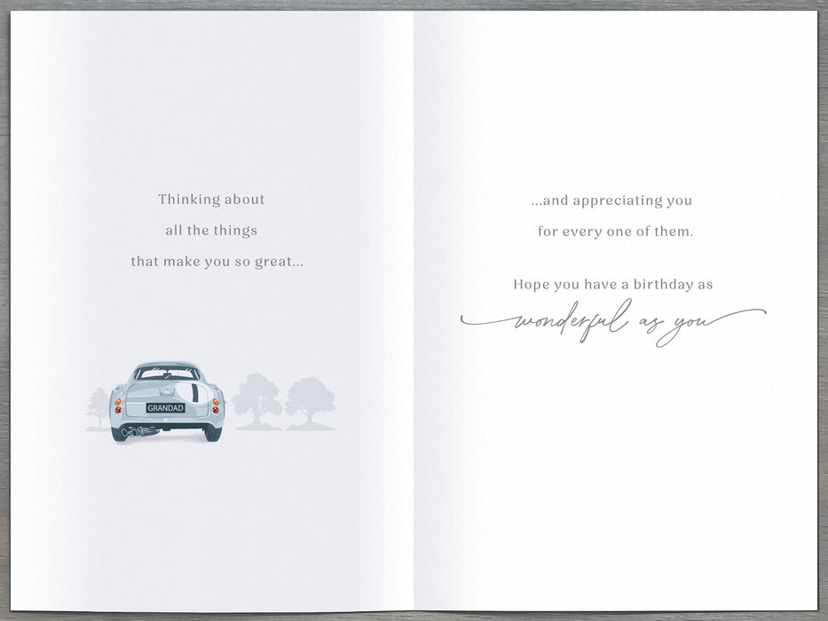 Gibson Birthday Card for Grandad, Conv Design