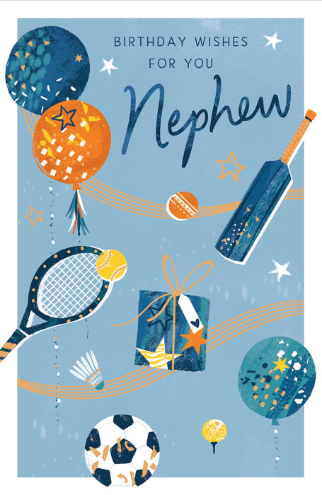 Gibson | Birthday Card Nephew | Happy Birthday Gifts | Him, Boys, Men | With Envelope