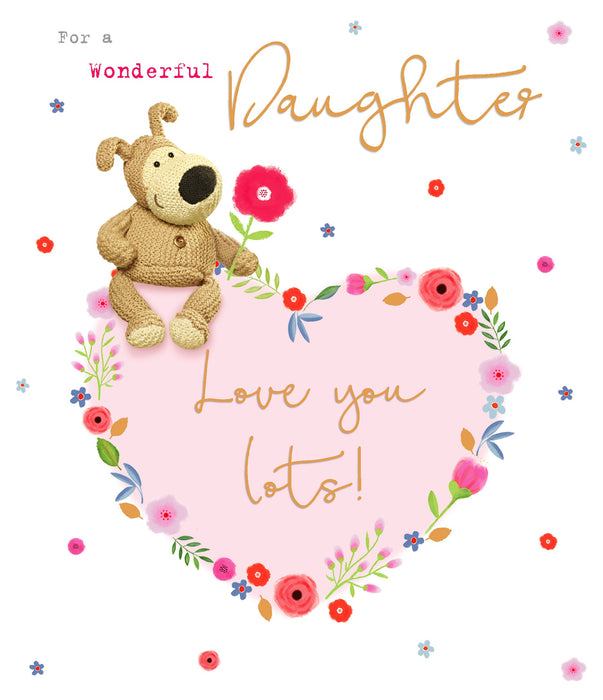 Boofle Birthday Card for Daughter, Cute Design