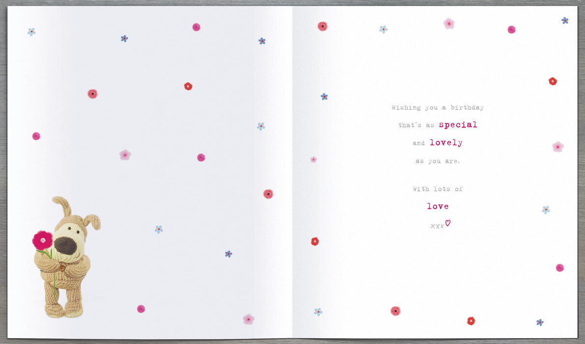 Boofle Birthday Card for Granddaughter, Cute Design
