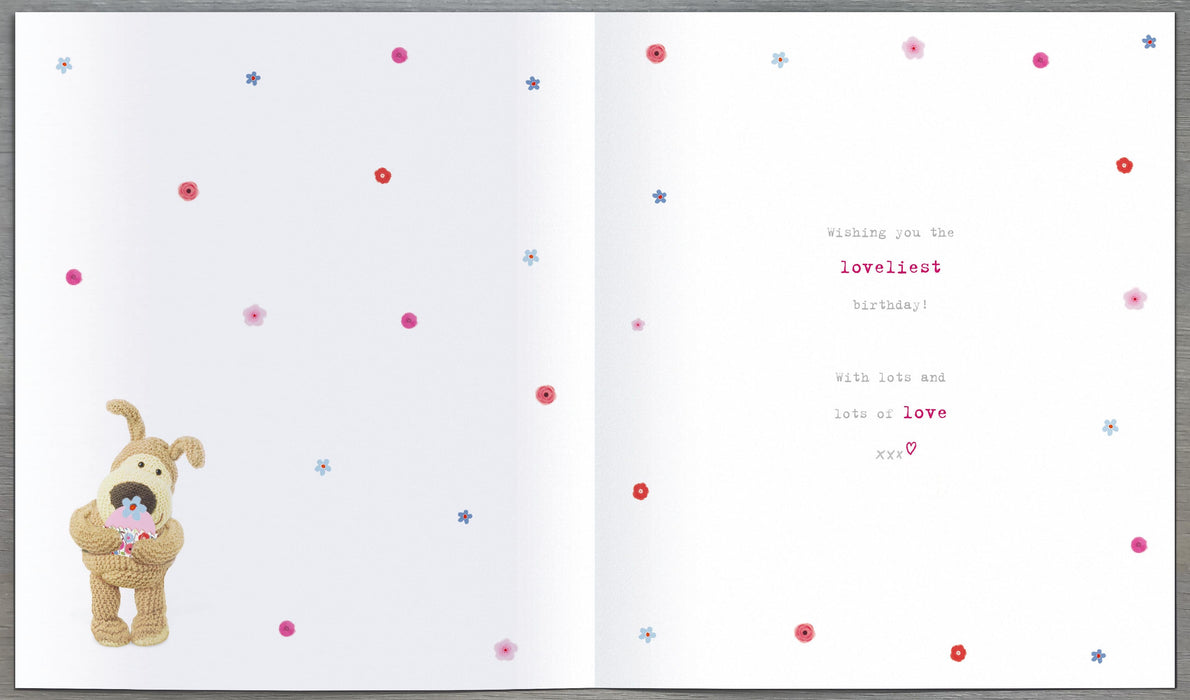 Boofle Birthday Card for Grandma, Cute Design