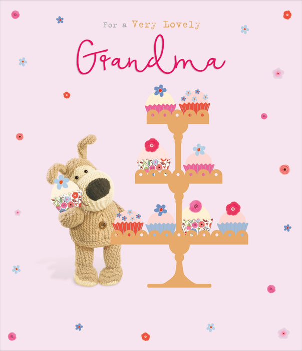 Boofle Birthday Card for Grandma, Cute Design