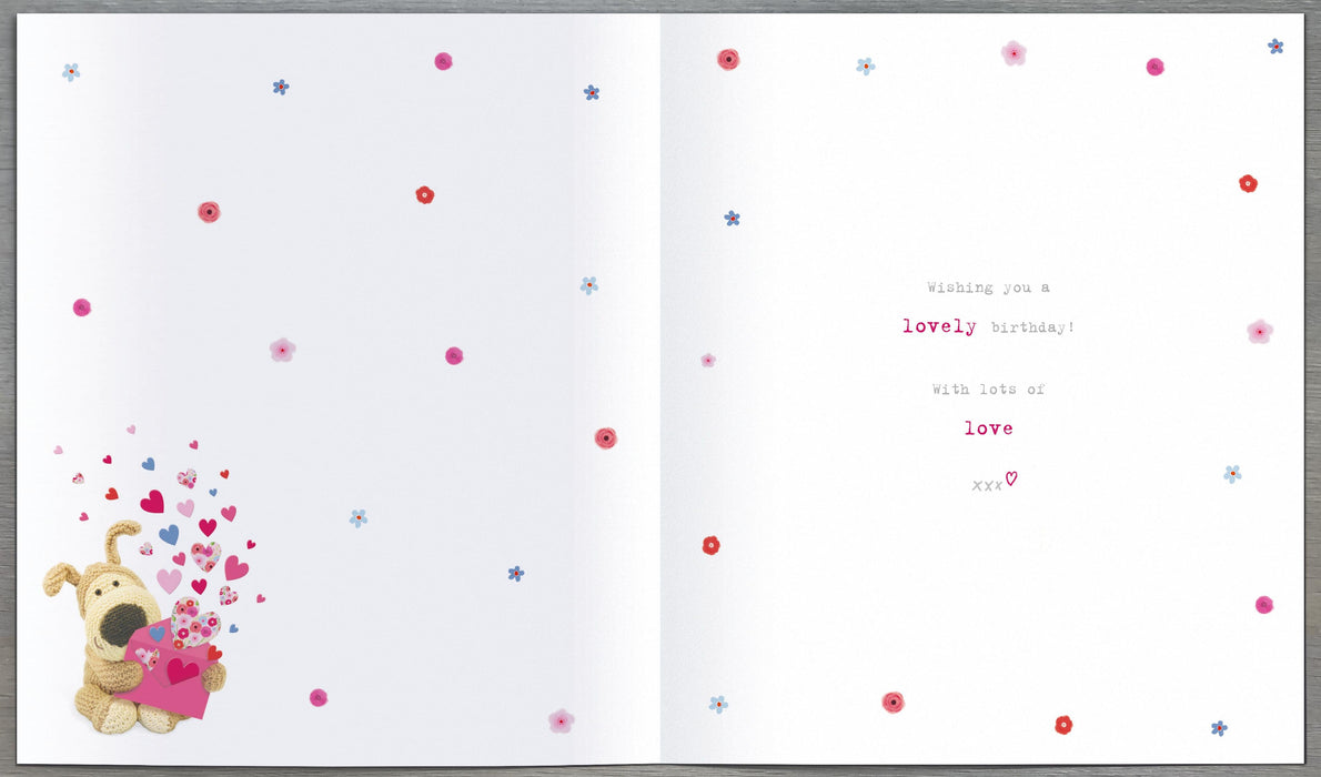 Boofle Birthday Card for Niece, Cute Design