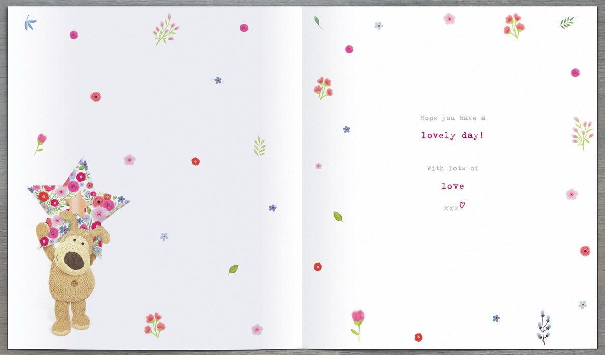 Boofle Birthday Card for Sister, Cute Design