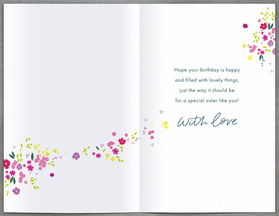 Gibson Birthday Card for Sister, Conv Design