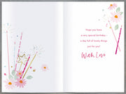 Birthday Card Mum - inside