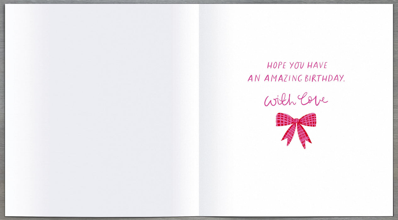 Carlton Birthday Card for Granddaughter, Conv Design