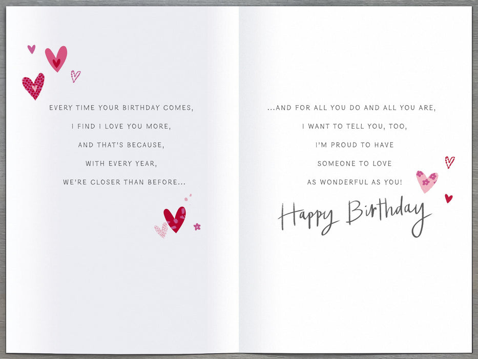 Simply Traditional Birthday Card for One, Conv Design