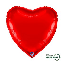 Grabo 18 inch Red Heart foil balloon