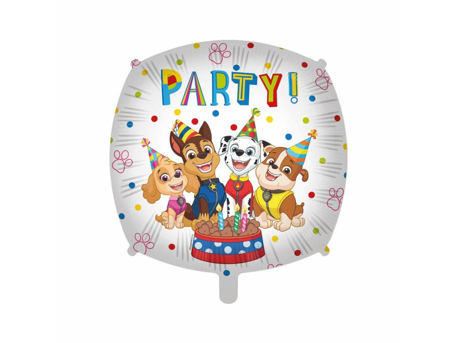 Paw Patrol Party - 17" Foil Helium (Optional Helium Inflation)