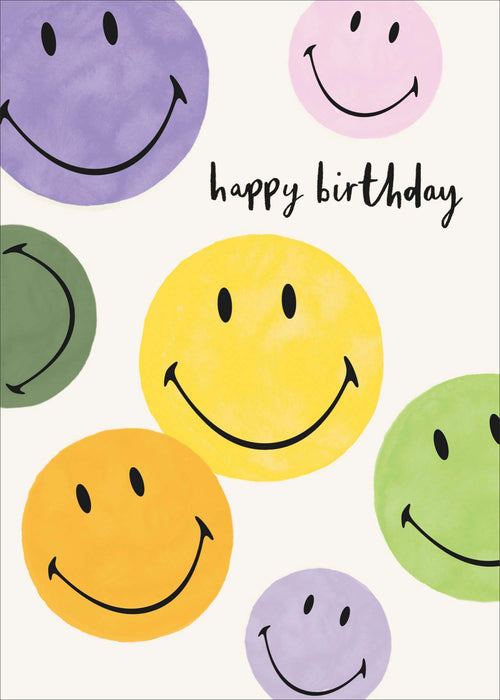 Kindred Smiley Feelings Birthday Card for Conv, Conv Design
