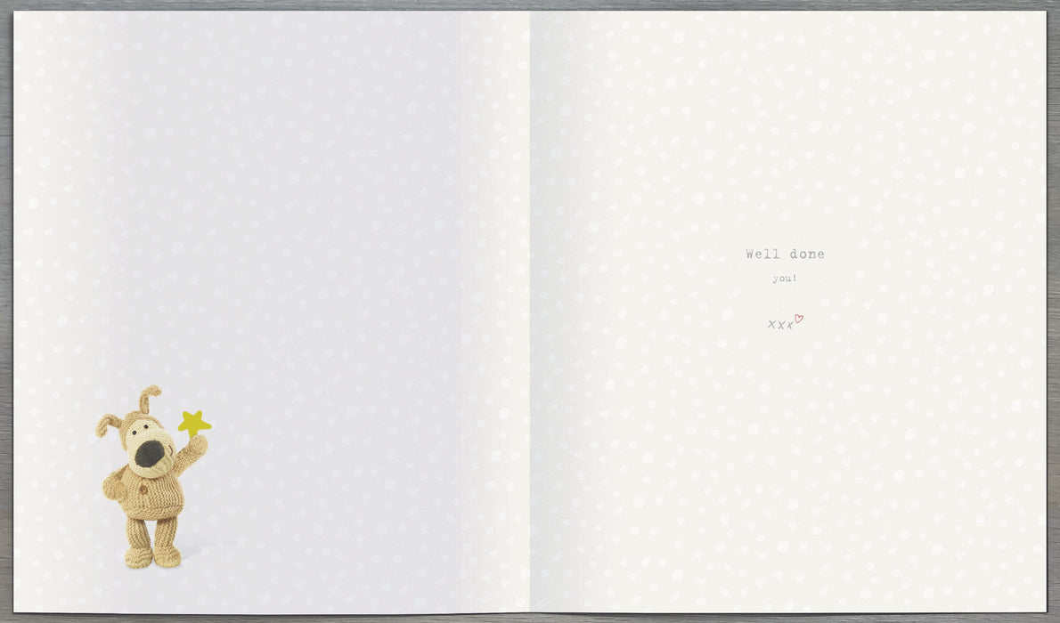 Boofle Congrats Card for Cute, Cute Design