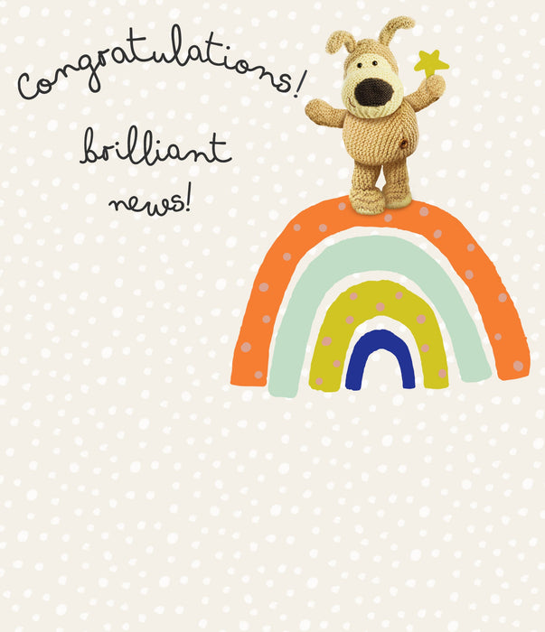 Boofle Congrats Card for Cute, Cute Design