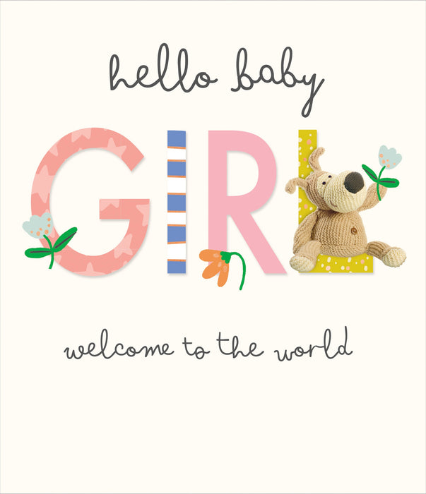 Boofle Birth Card for Congrats, Cute Design