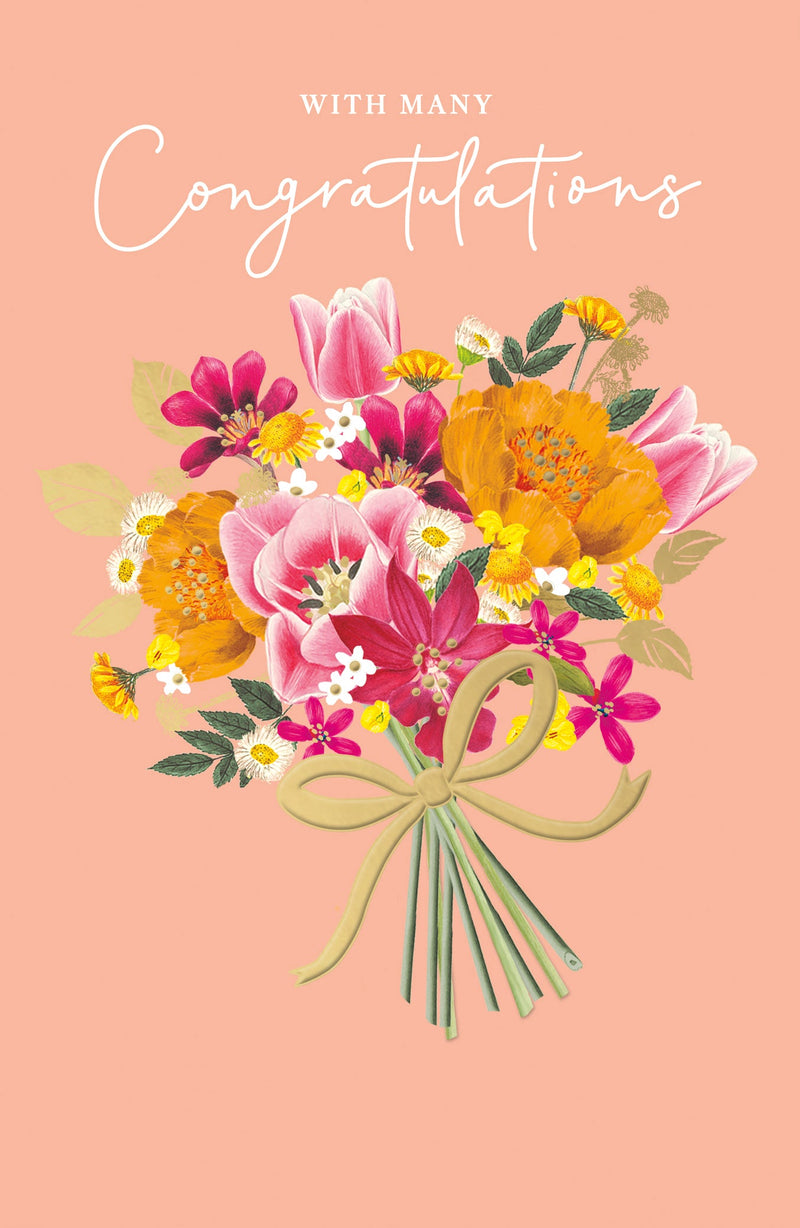 Royal Horticultural Society | Congratulations Card | Conventional Design | With Envelope