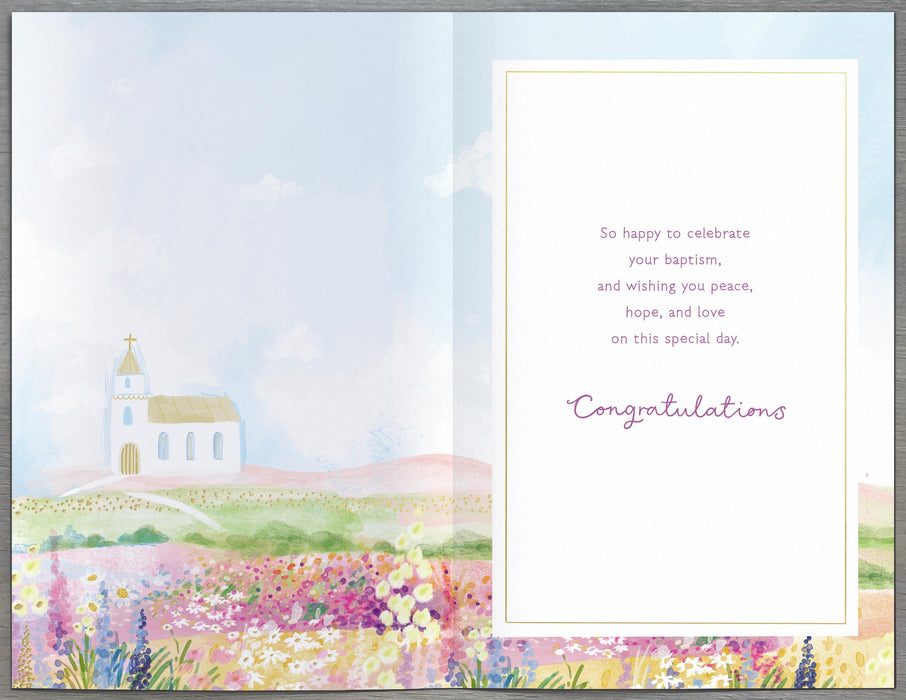 Gibson Baptism Card for Conv, Conv Design