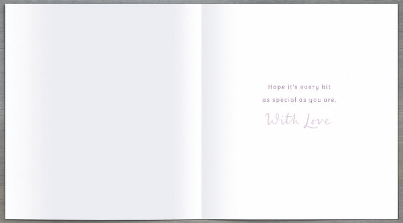 Carlton | Christening Card Granddaughter | Conventional Design | With Envelope