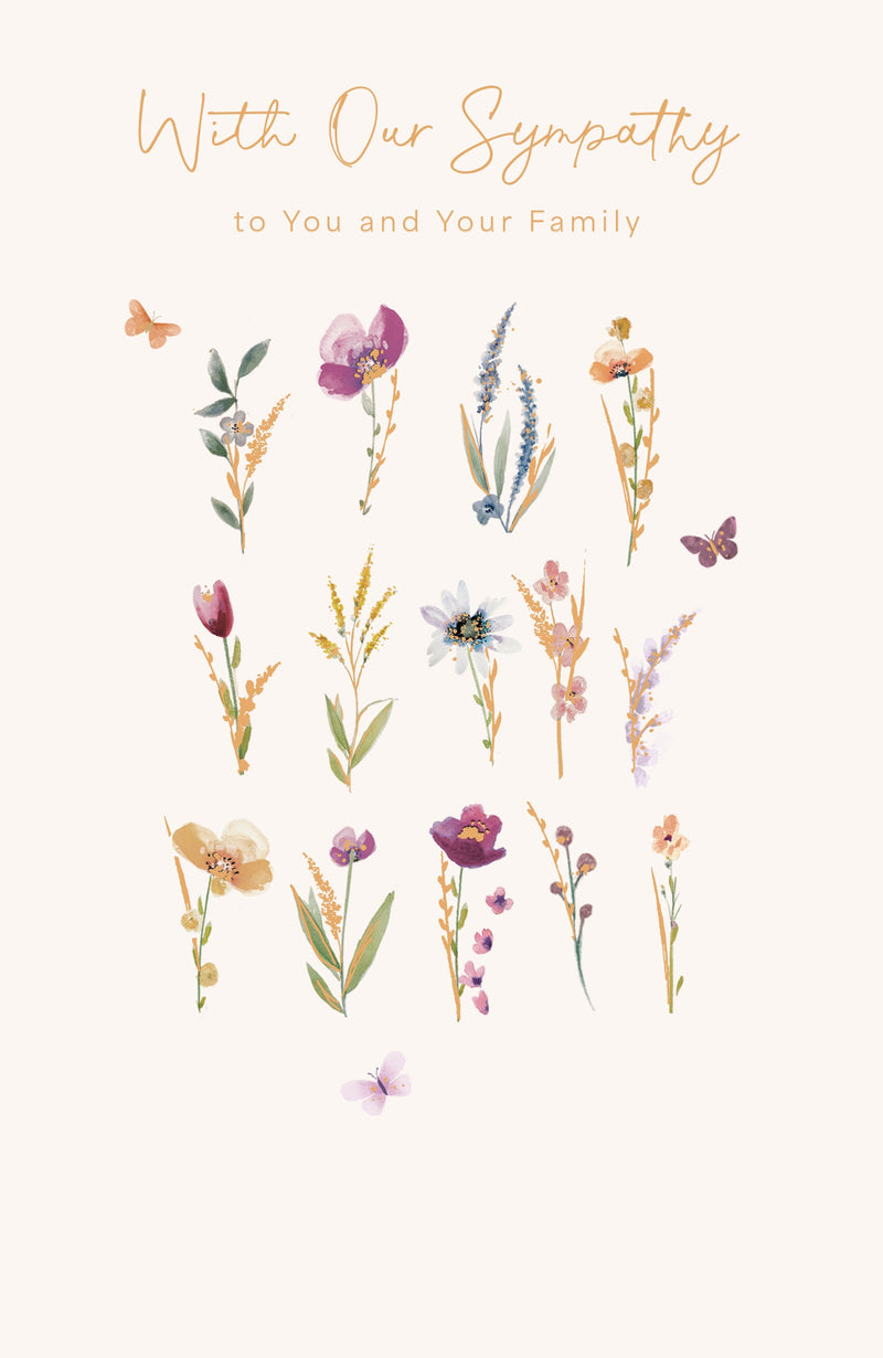 Simply Traditional | Sympathy Card | Conventional Design | With Envelope