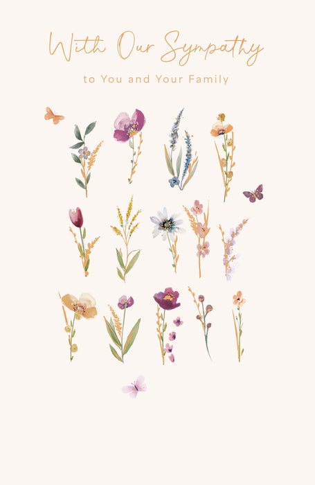 Simply Traditional Sympathy Card for Our, Conv Design