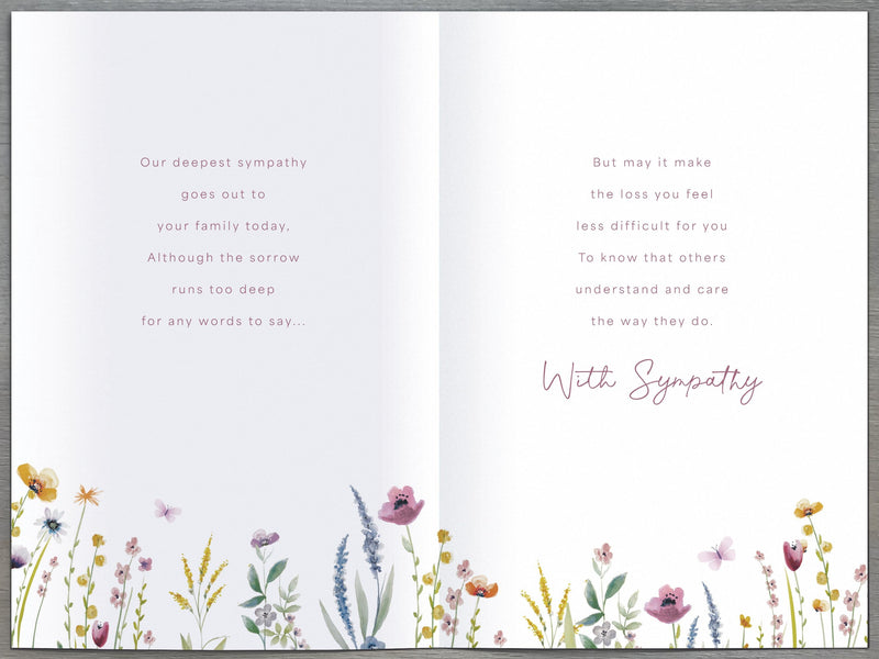 Simply Traditional | Sympathy Card | Conventional Design | With Envelope