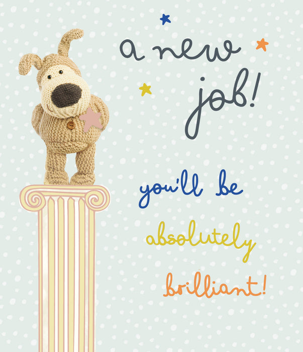 Boofle Congrats Card for New, Cute Design