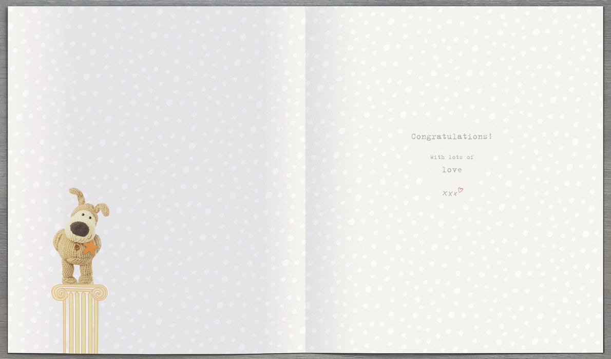 Boofle Congrats Card for New, Cute Design