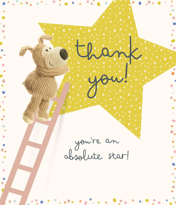 Boofle Thank Card for You, Cute Design
