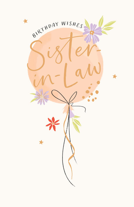 Gibson Birthday Card for Sister, Conv Design