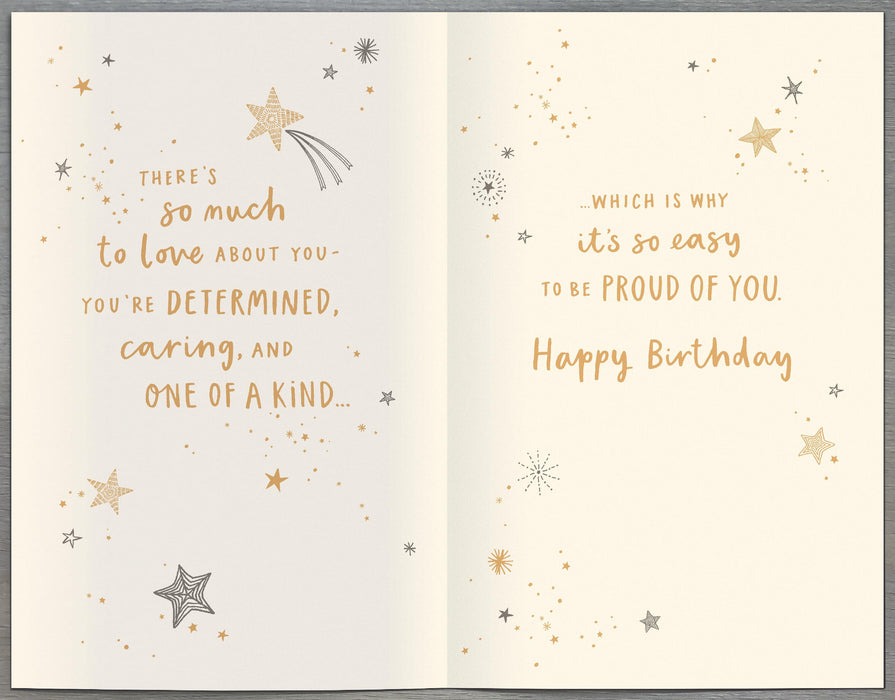 Carlton Birthday Card for Daughter, Conv Design