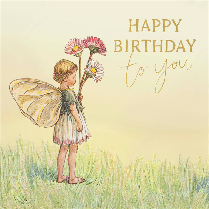 Flower Fairies Birthday Card for Cute, Cute Design