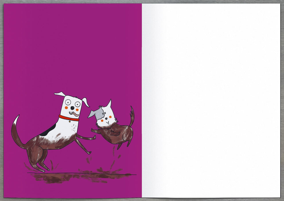 Recycled Paper Group Open Card for Hum, Hum Design