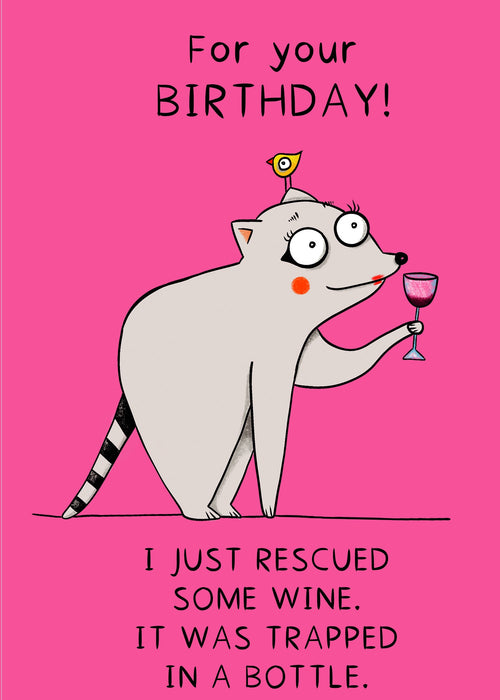 Recycled Paper Group Birthday Card for Hum, Hum Design