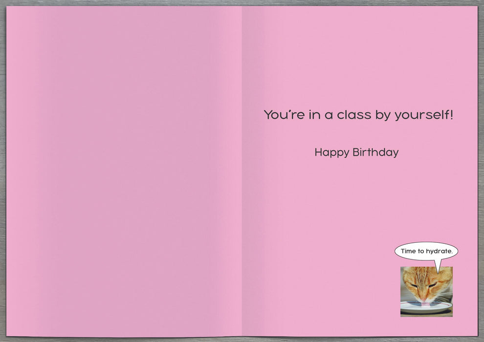 Recycled Paper Group Birthday Card for Hum, Hum Design