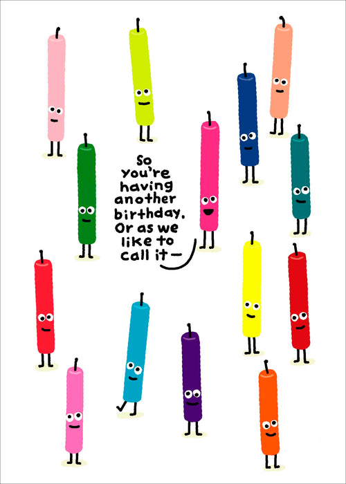 Recycled Paper Group Birthday Card for Hum, Hum Design