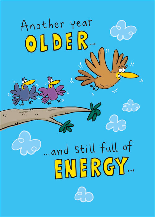 Giggles Birthday Card for Hum, Hum Design