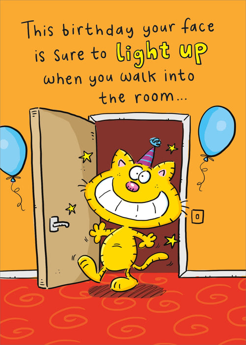 Giggles Birthday Card for Hum, Hum Design