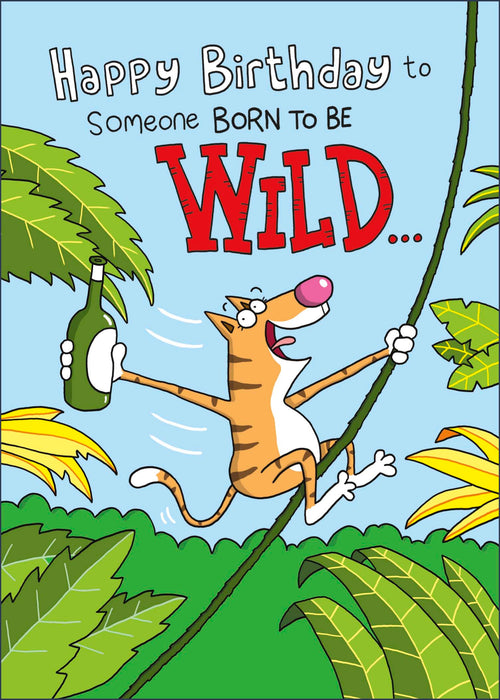 Giggles Birthday Card for Hum, Hum Design